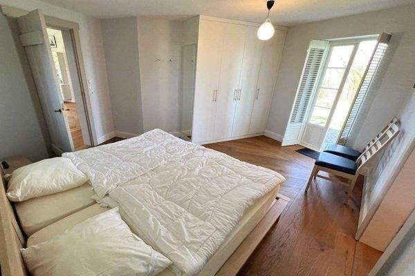 Schlafzimmer (EG/Mühle) mit Terr.zugang