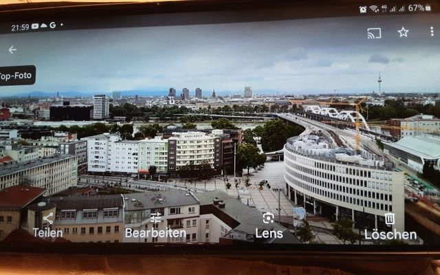 Blick aus dem Balkon