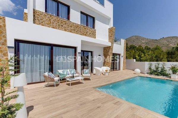 Sea View Mediterranean Villas with Private Pools and Gardens