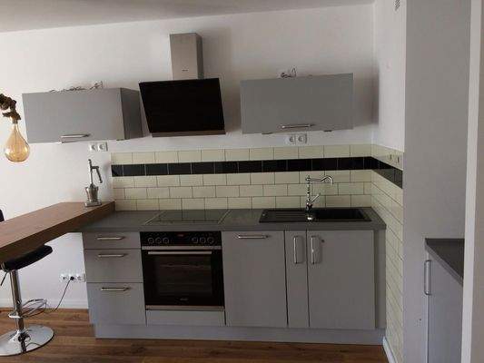 moderne, optimierte Küche