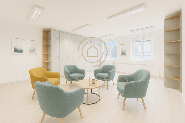 Innen mit Beispielmöblierung