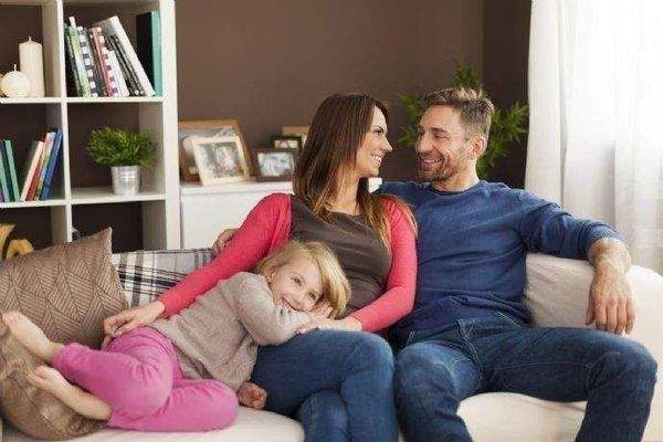 glücklich in den eigenen vier Wänden