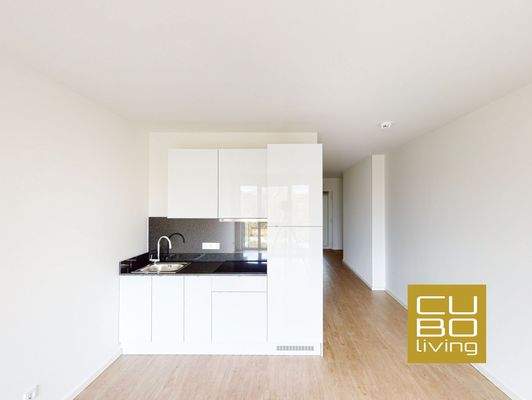 Wohn- und Schlafbereich (Musterwohnung)