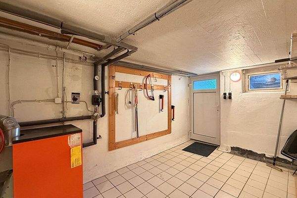 Heizungskeller mit Gartenzugang