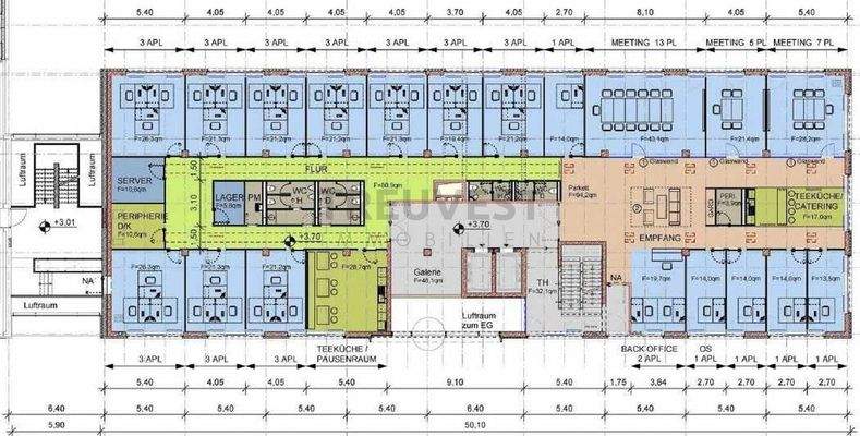 Bauteil B Regelgeschoss