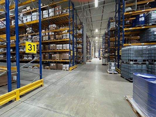 Palettenregallagerung