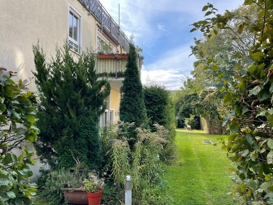 Ansicht Gartenzugang