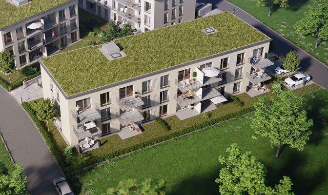 Ansicht Wohnhaus - Unverbindliche Illustration 