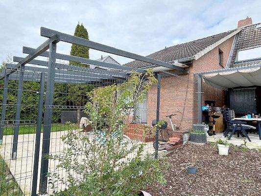 Eine Terrasse der beiden Häuser