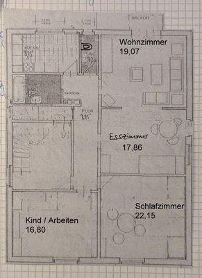 Grundriss als Anhaltspunkt