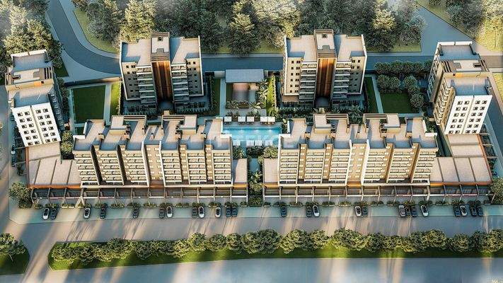 1 and 2-Bedroom Apartments for Sale in Complex in Kepez Antalya