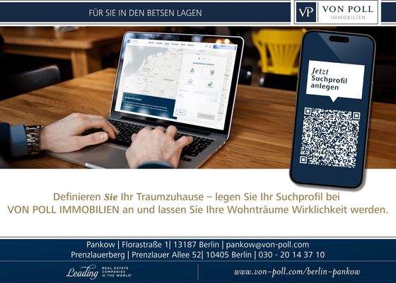 Erstellen Sie noch heute Ihr kostenfreies Suchprofil!