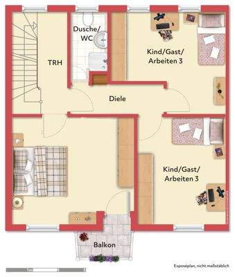 Grundriss OBERGESCHOSS