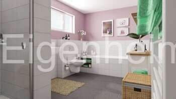 Bad komplett ausgestattet und 