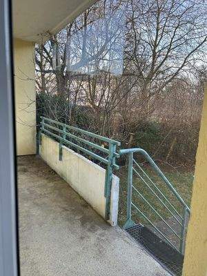 Balkon mit Zugang zum Garten