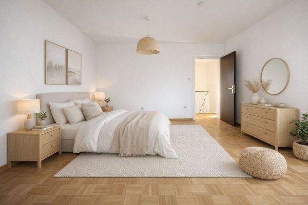 HOMESTAGING Schlafzimmer  (KI generiert)