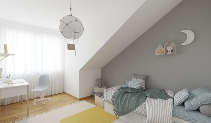 Im Kinderzimmer kann Ihr Nachwuchs sich voll entfalten