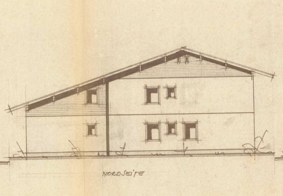 Nordansicht Plan