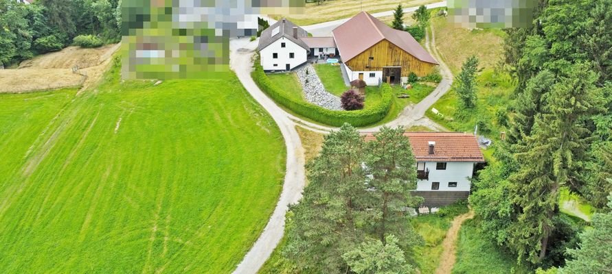 Luftbild Anwesen - inkl. Wiesenfläche