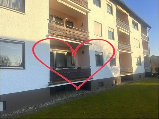 2 Zi EG ETW mit Balkon