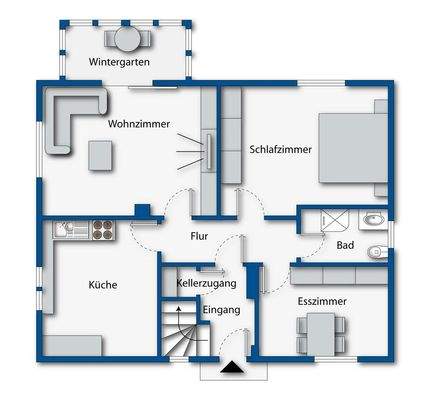 Grundriss Erdgeschoss