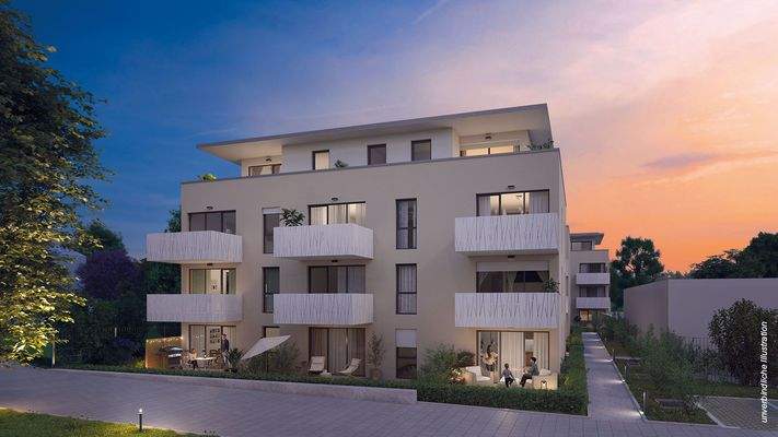 Stockach Abenddämmerung Visualisierung