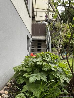 Treppe EG zum Garten