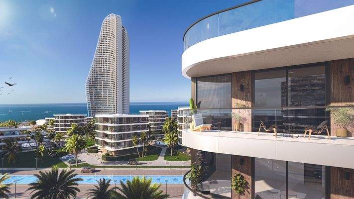 Aussenansicht eines Apartmenthauses