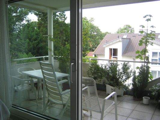 Blick auf den Balkon