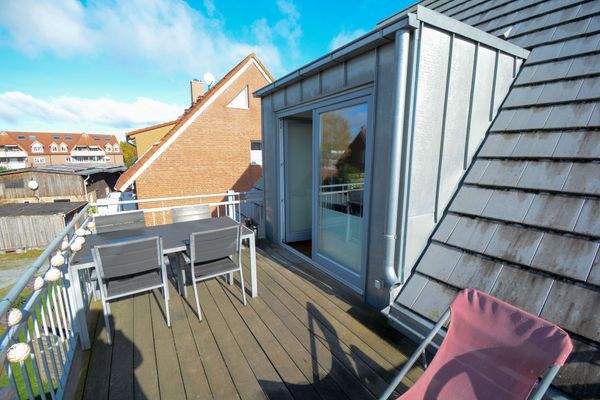 Blick auf den Balkon