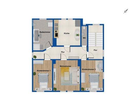 Grundriss 1. Obergeschoss