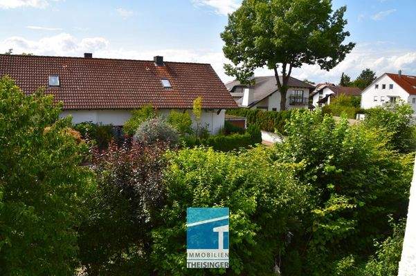 Aussicht von der Wohnung im Obergeschoss