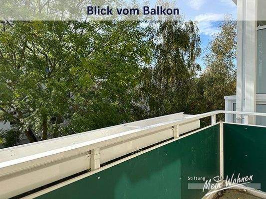 Blick vom Balkon