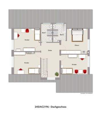 Grundriss DG visu 2196