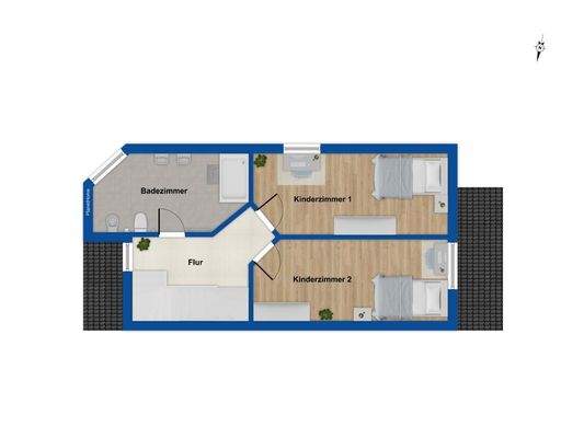 Grundriss Obergeschoss