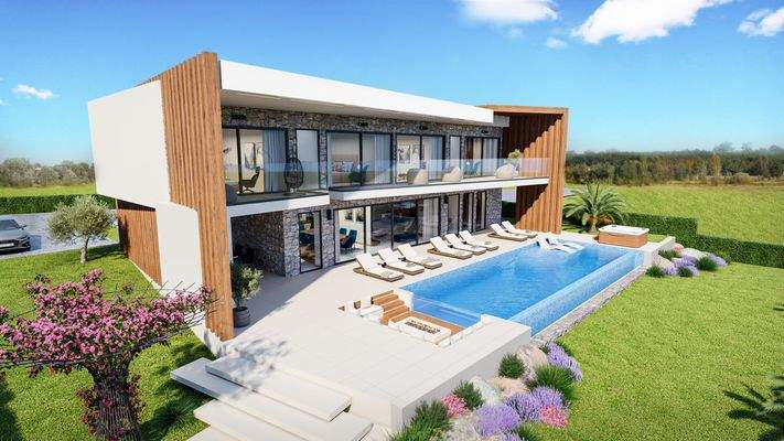 Imposante Villa im modernen Design