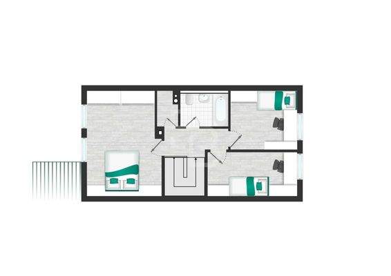 Grundriss Obergeschoss