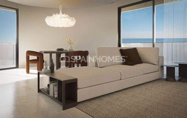Sea View Flats Near Arenal-Bol Beach in Calpe