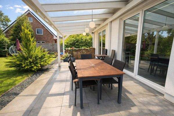 Überdachte Terrasse