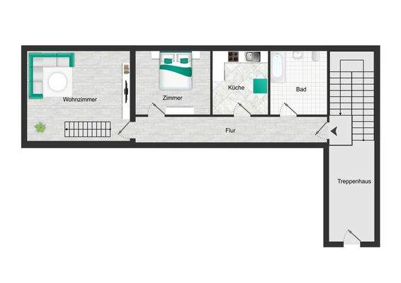 Grundriss WE03 unten