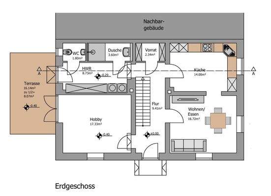 Grundriss Erdgeschoss