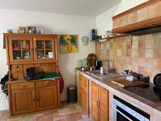 EFH EG Küche mit Kochzeile und Buffet