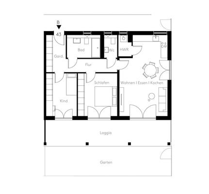 Grundriss WE43