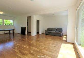 lichtdurchfluteter Wohnbereich