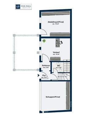 Nebengebäude - EG - Büro