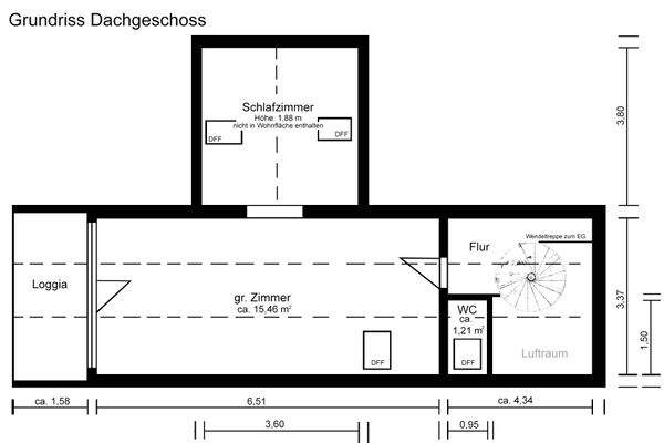Grundriss Dachgeschoss