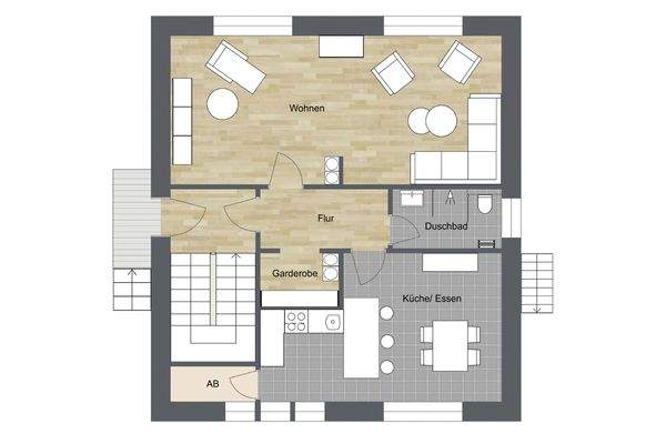 015 - Grundrissplan Erdgeschoss