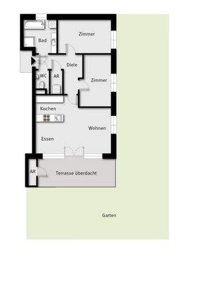 Grundriss ohne Maßstab