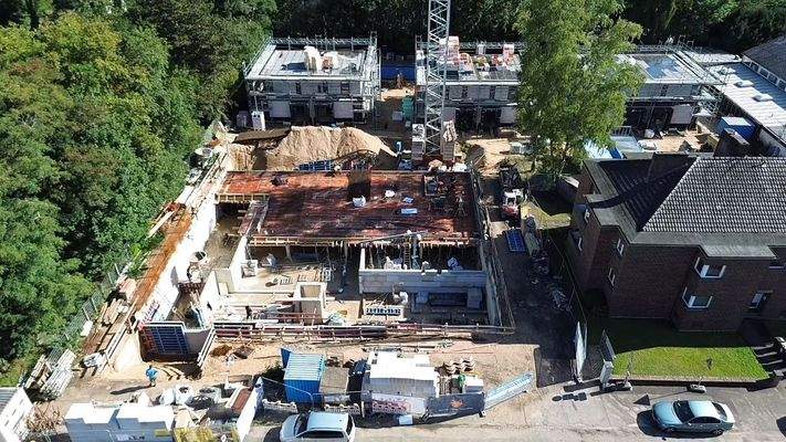 Drohnenaufnahme Baustelle