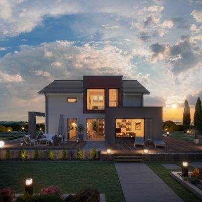  BZ Musterhaus Fellbach abend cam  